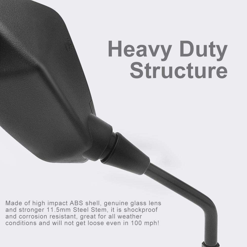 For CF MOTO CFORCE 600 500 800 1000 ATV Rearview Mirrors + 7/8" Handlebar Clamps