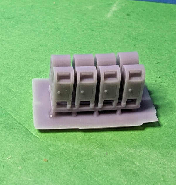Z Scale Mail Post Boxes