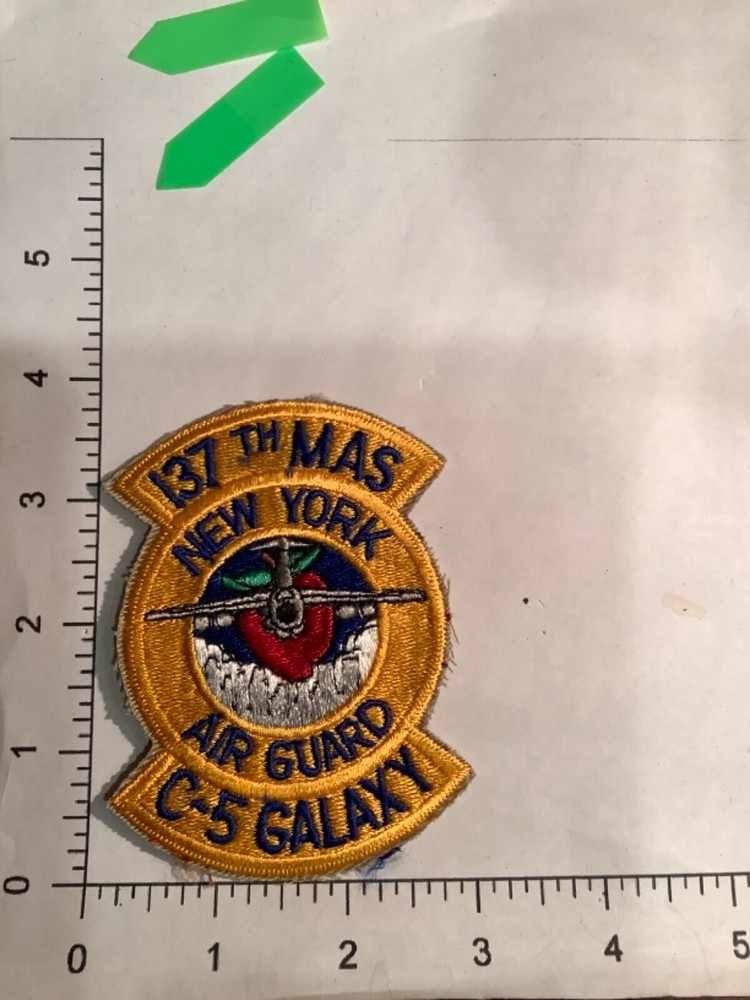 VINTAGE  USAF 137TH MAS SQUADRON PATCH