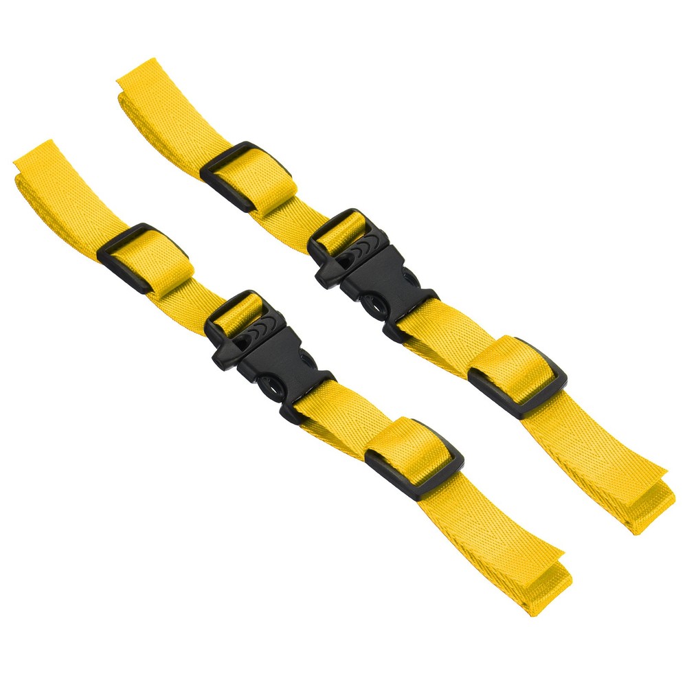 Backpack Belt Strap, 2 Pcs Adjustable Strap with Quick-Release Buckle, Yellow
