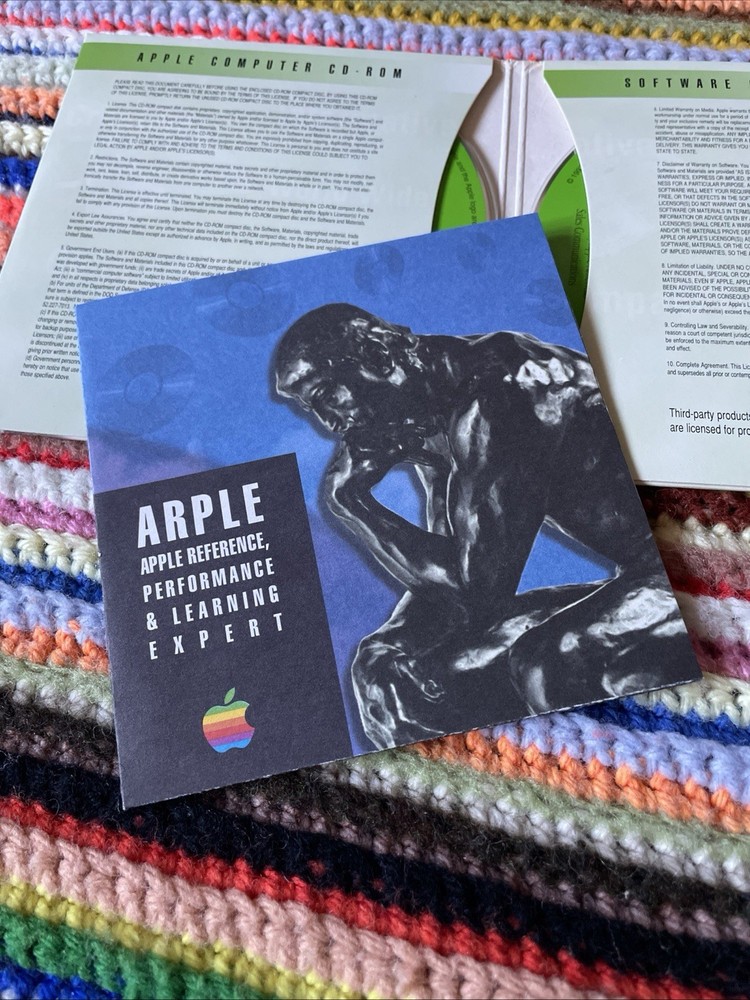 Apple ARPLE Supplement January 1997 Reference Performance & Learning CD-ROM