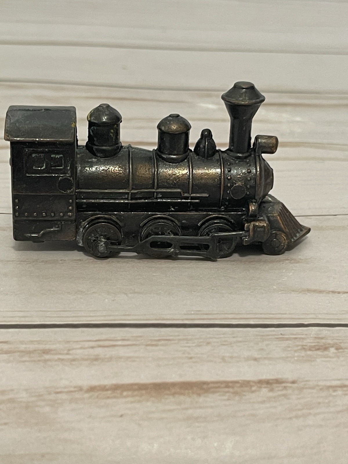 Vintage Die Cast Metal Train Locomotive Engine Pencil Sharpener