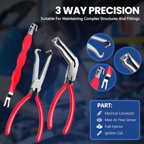 3 PCS Electrical Disconnect Pliers,Electrical Connector Separator for