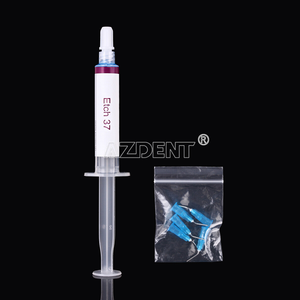 5 Kits Dentex Dental Acid Etch Etching Gel 37% 5 ml/syringe