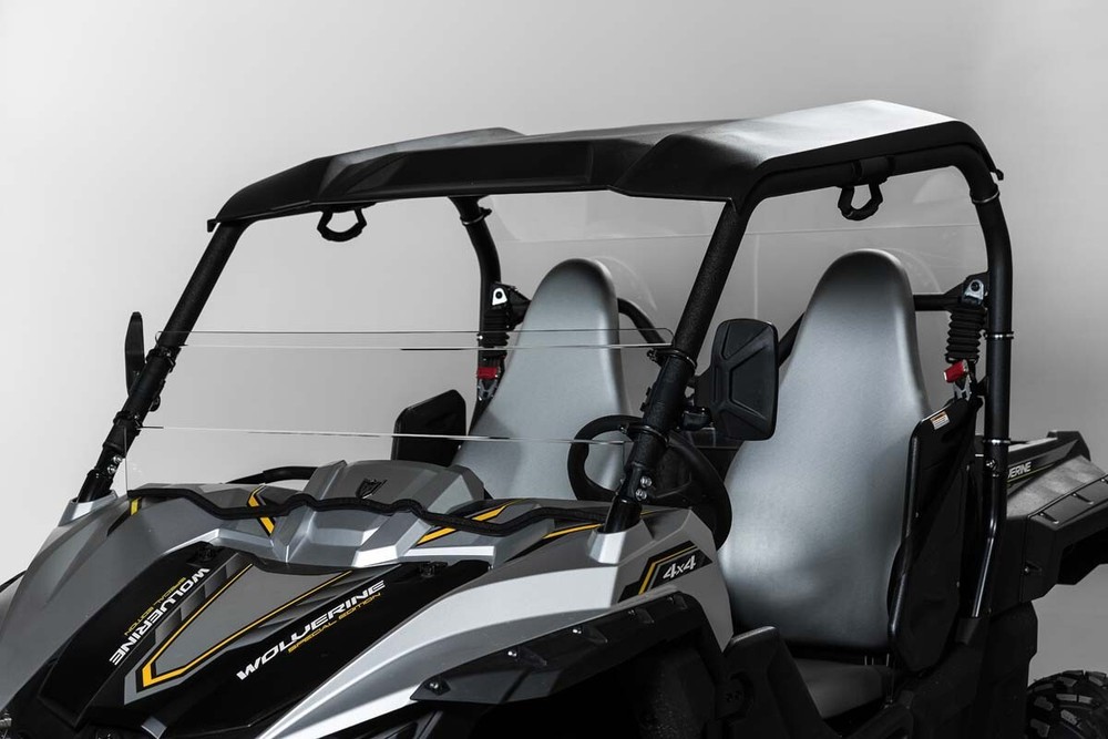 TERRARIDER YAMAHA WOLVERINE HALF UTV WINDSHIELD - STD. 3/16"