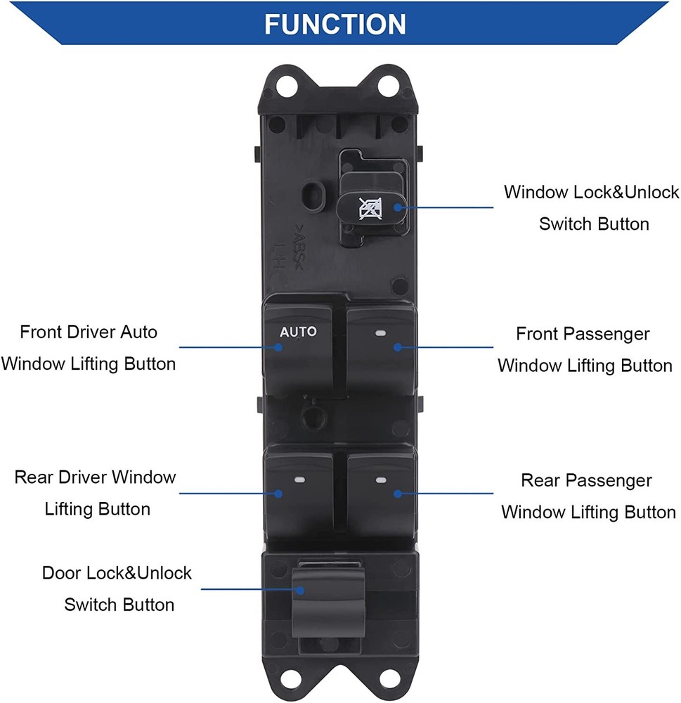 Main Window Control Switch Button for 2005-2009 Subaru Outback Legacy 83071AG05A