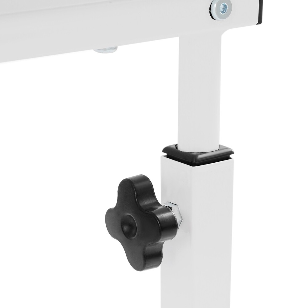 Adjustable Bed Side Table, Side Table with Wheels, Mobile Standalone Table New