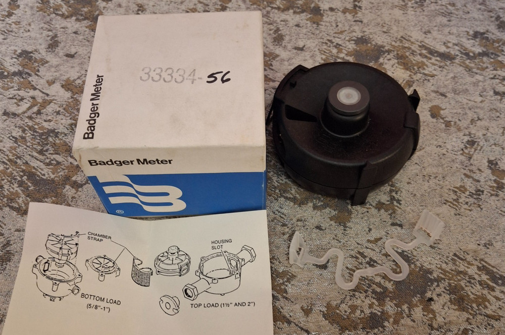 Badger Meter 33334 Recordall Water Meter Chamber Disc Assembly *READ*