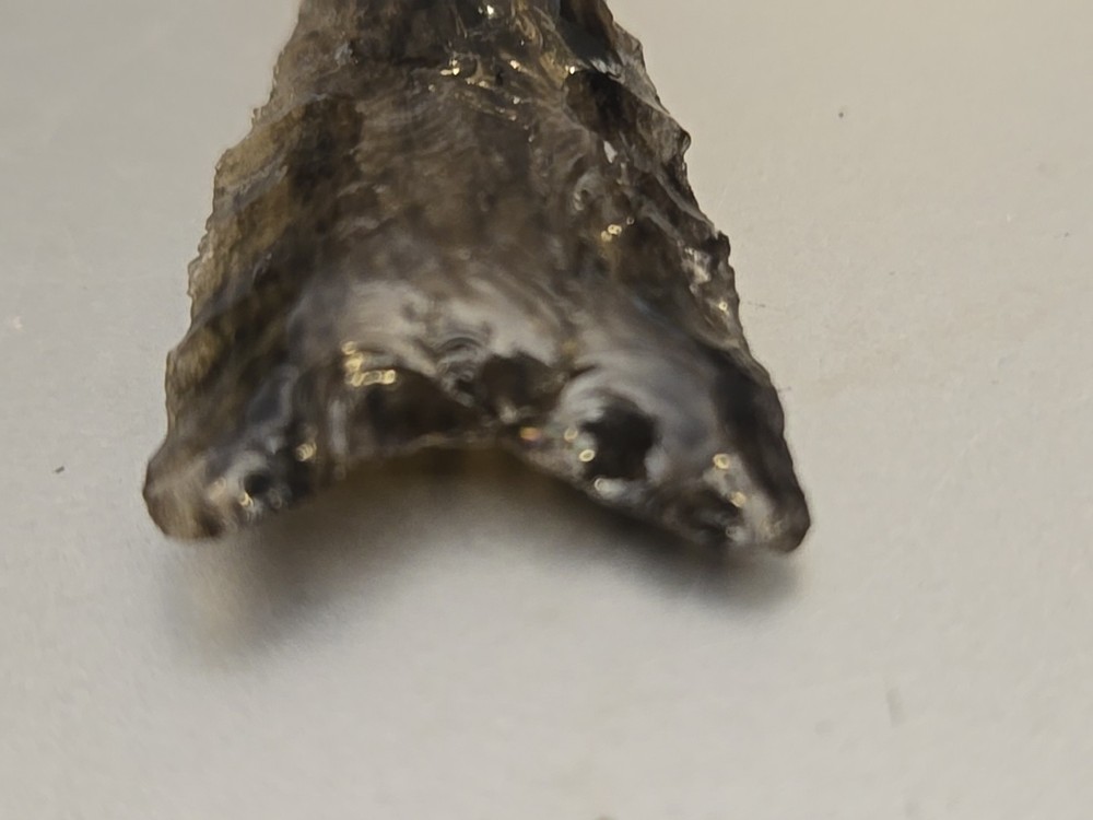 black obsidian arrowhead