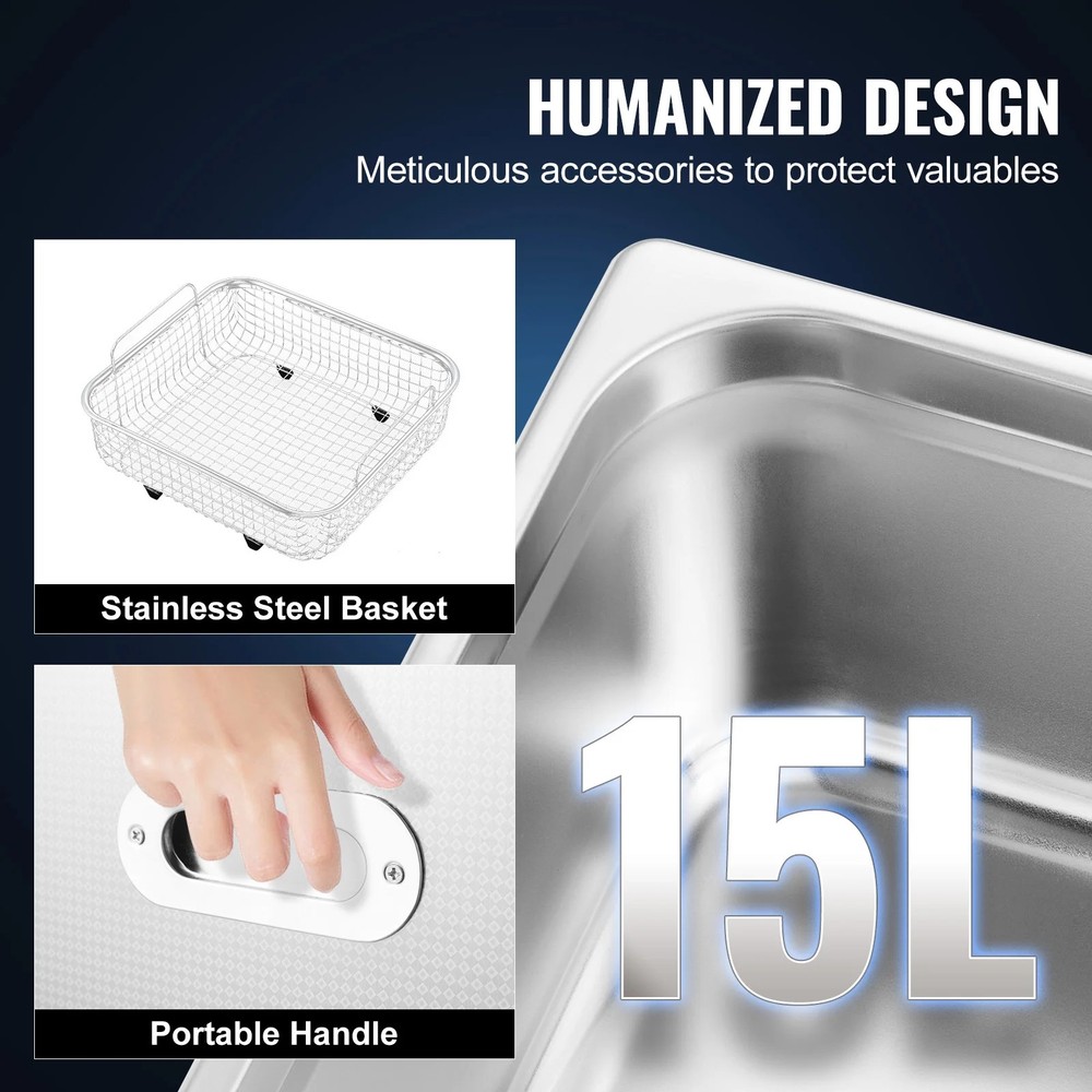 Digital Ultrasonic Cleaning Machine with Heater and Timer