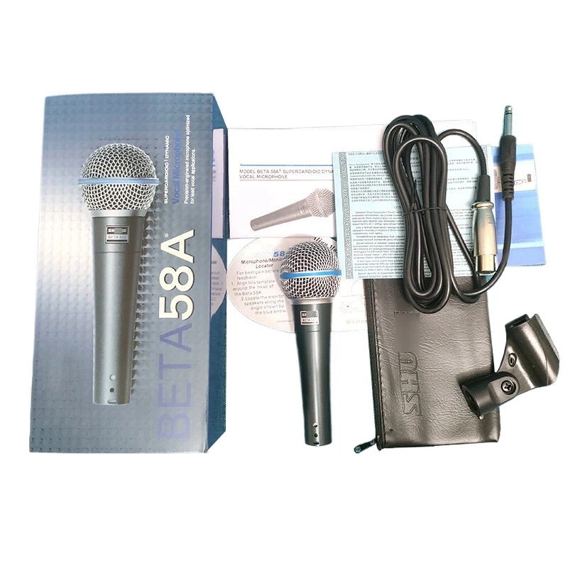 Original Shure Beta 58A Supercardioid Dynamic Vocal Microphone