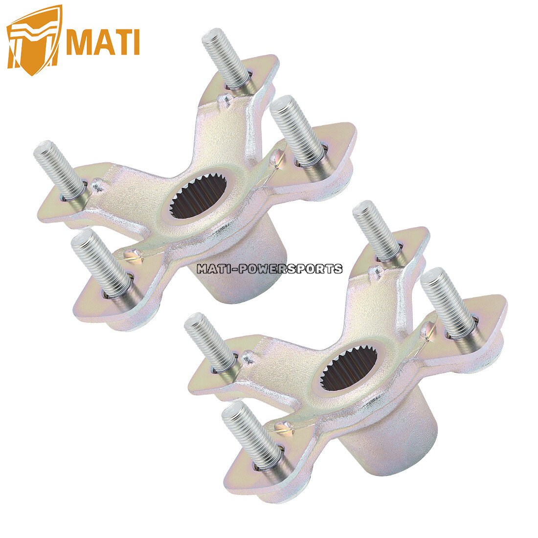 2 Rear Wheel Hubs for Yamaha YFZ450R 2009 2010 2011 2012 2013 2014 2015-2024 ATV