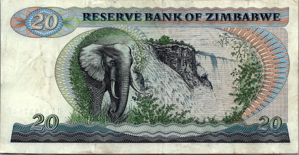 Zimbabwe 20 Dollars 1983 Pick # 4c