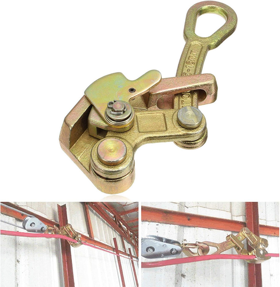 Cable Grip Wire Gripper Steel Cable Puller Tool for Wire Rope,Pulling 2204 Lbs(1
