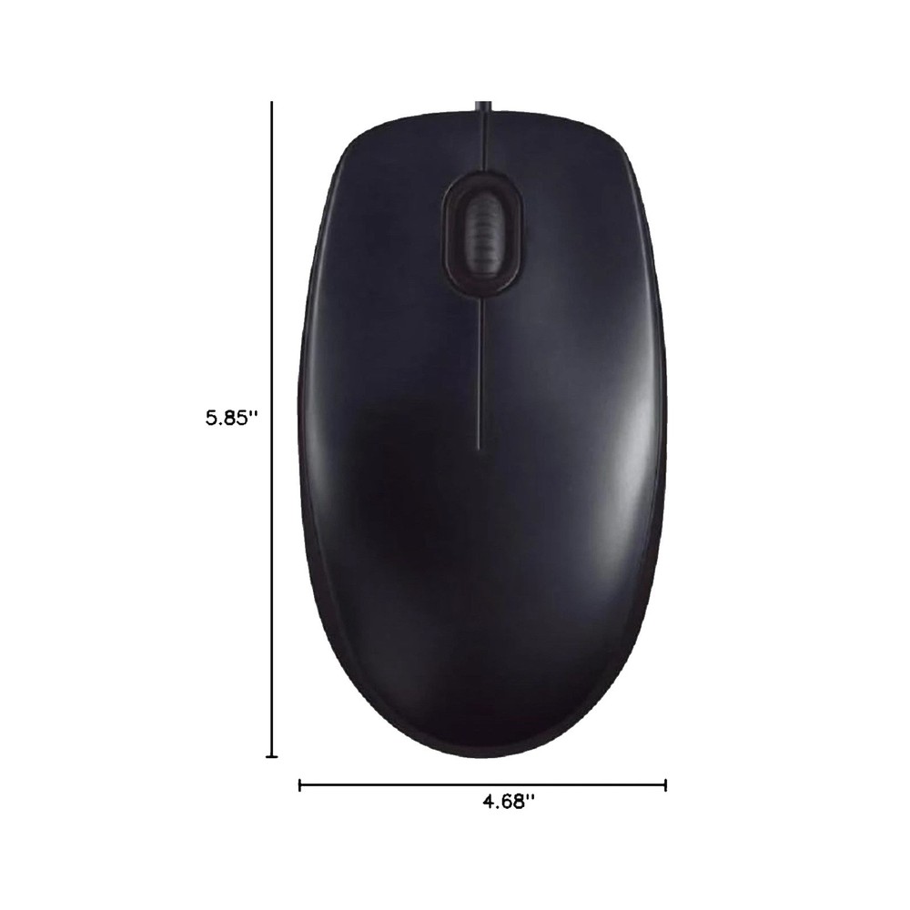 10PK USB Computer Mouse Wired Optical 1000 DPI Lightweight & Comfortable