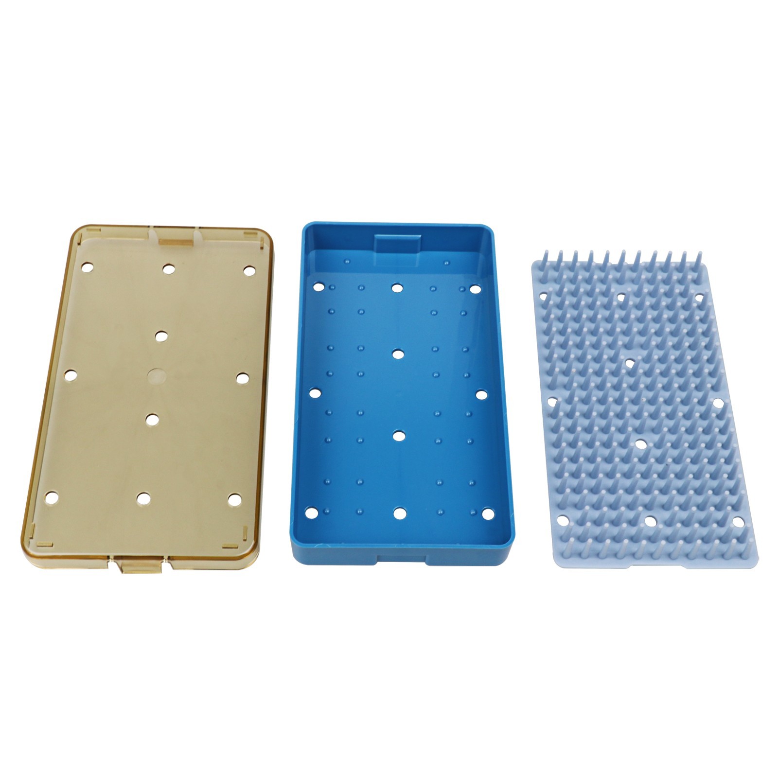 Silicone Sterilization Tray Case Disinfection Box Large Size for Instruments USA