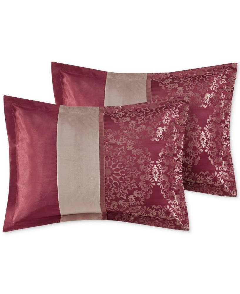 JLA Home Red Samara 9-Pc. King Comforter Set