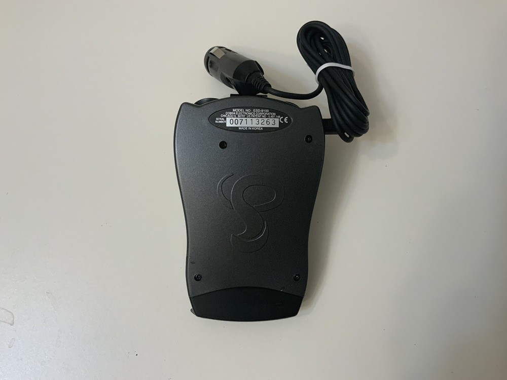 cobra laser radar detector model ESD 9100
