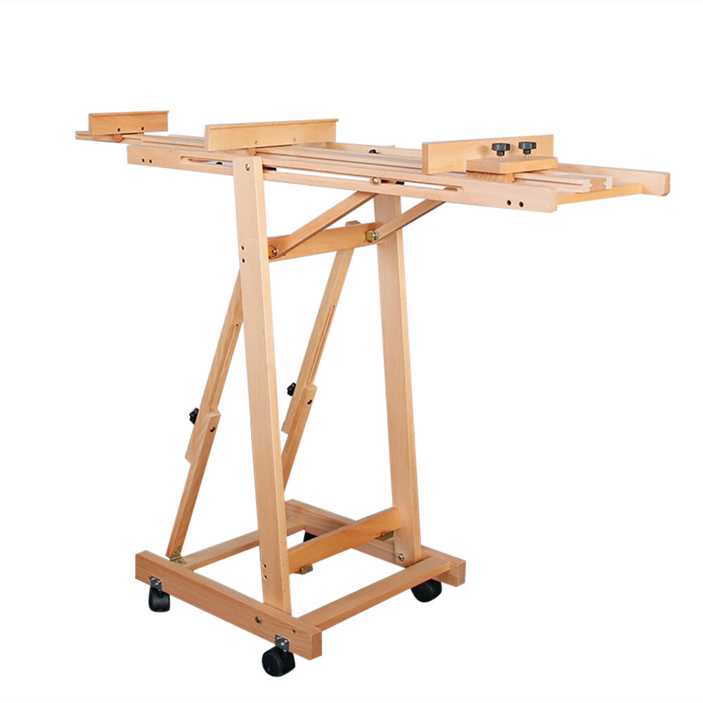 H-Frame Painters Easel Foldable Stand Adjustable Easel Boards Tiltable Portable
