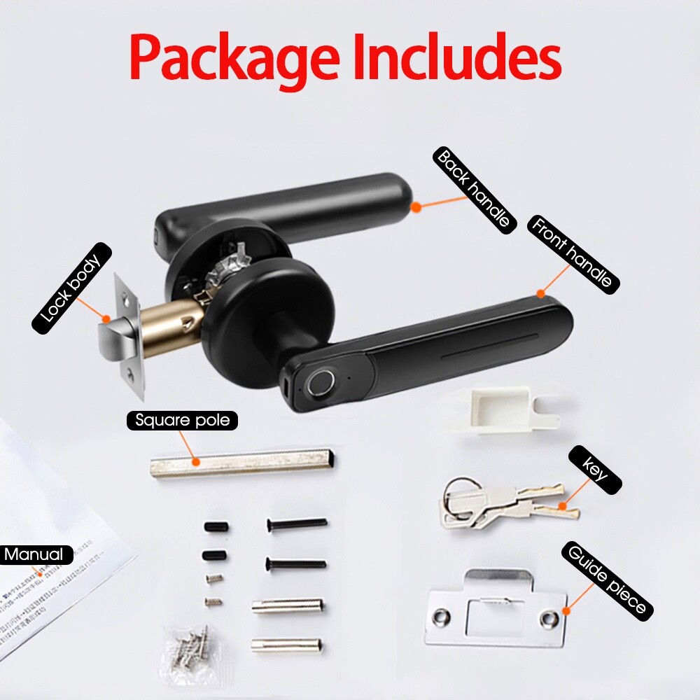 Touchless Fingerprint Keypad Door Lock