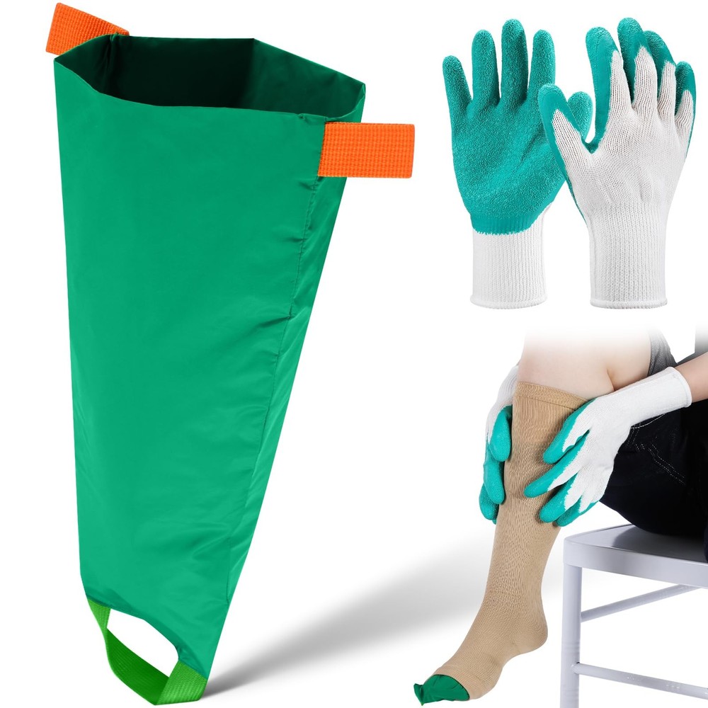 Vicenpal 2 Pcs Easy Slide Compression Stocking Aid Device for Putting Green