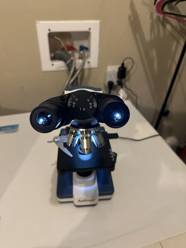 AmScope B120 Binocular Compound Microscope 40X–1000X