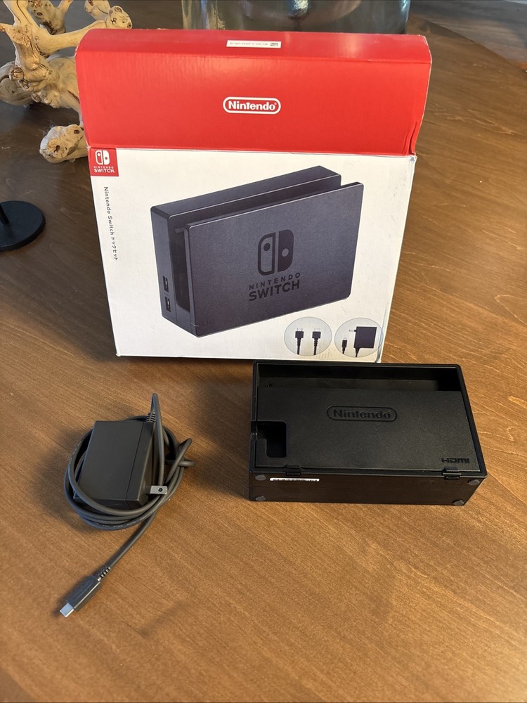 Nintendo Switch 1 Charging Dock + AC Adapter Power Cable + Box