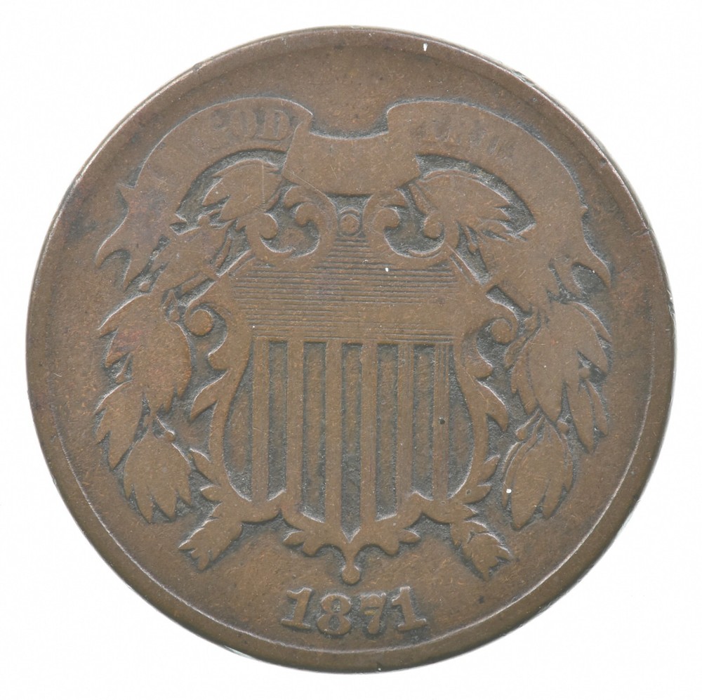 1871 Two Cent Piece *3739