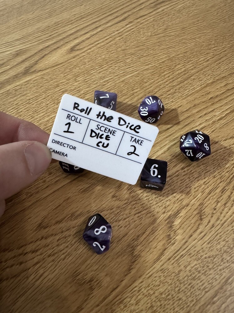 Micro Insert Slate For Video Production | Mini Slate | Macro Micro Slate