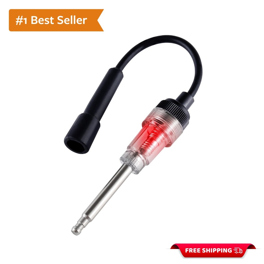 Compact Engine Troubleshooting Tool: Inline Spark Plug Tester with LED Indicator
