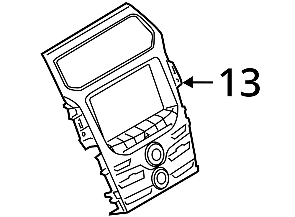 CONTROL PANEL OEM 14-15 FORD EXPLORER 1YR WRNTY