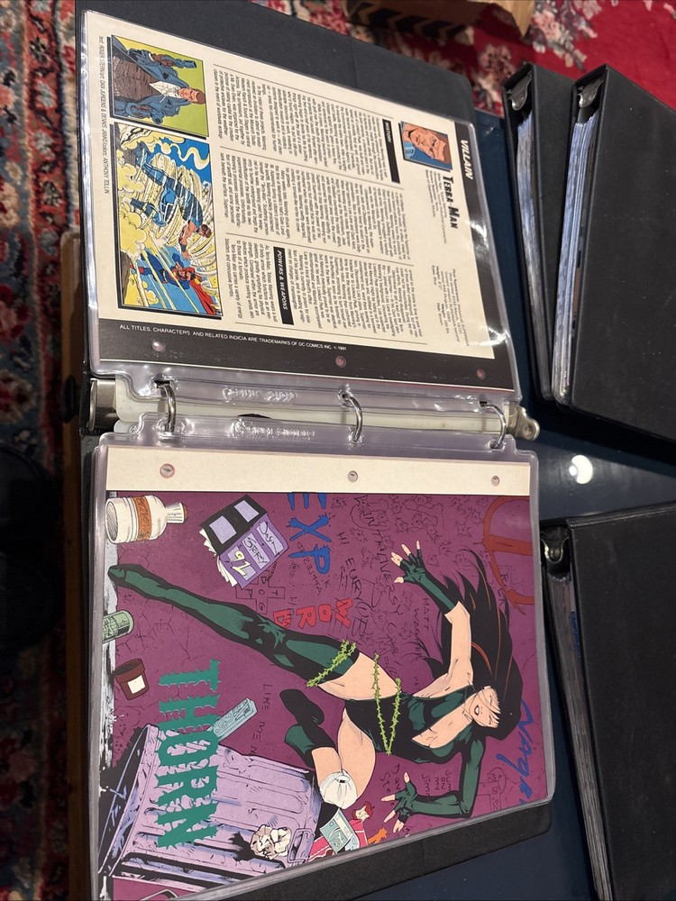 Comic Book Bio Binders