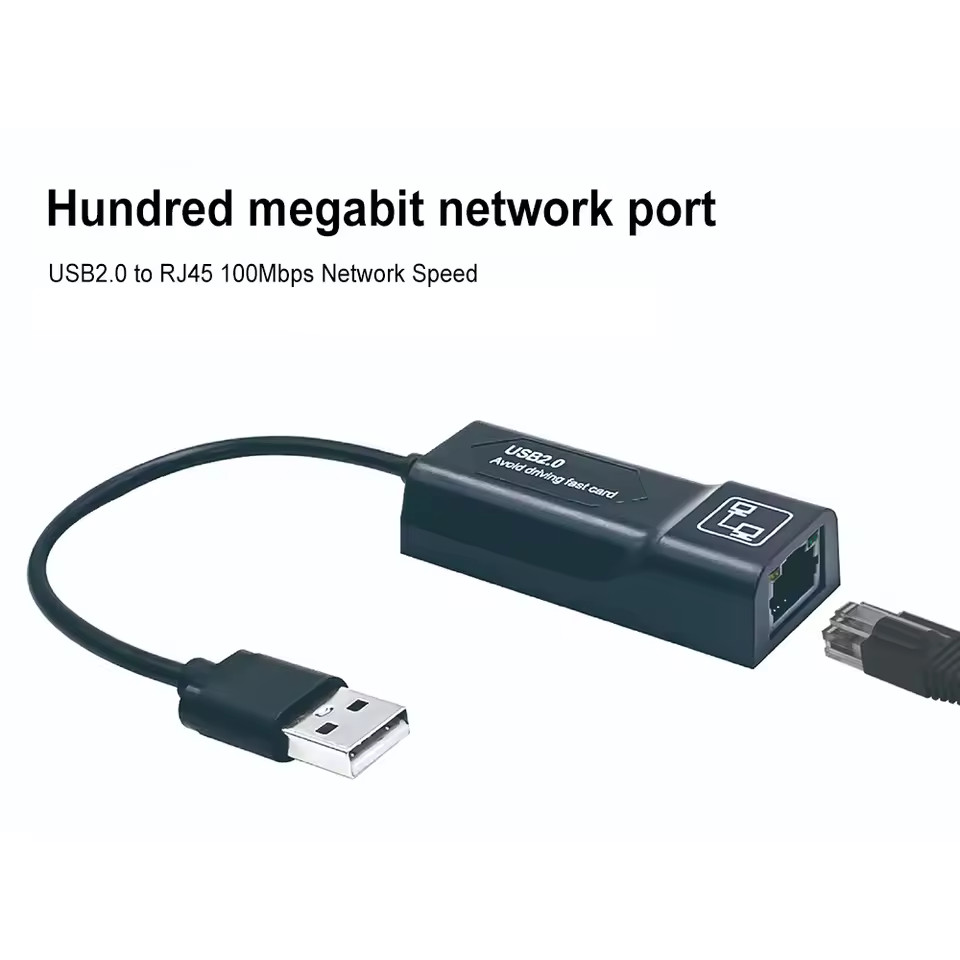 Fire TV Ethernet Adapter Micro USB to RJ45 Wired Internet Network Adapter