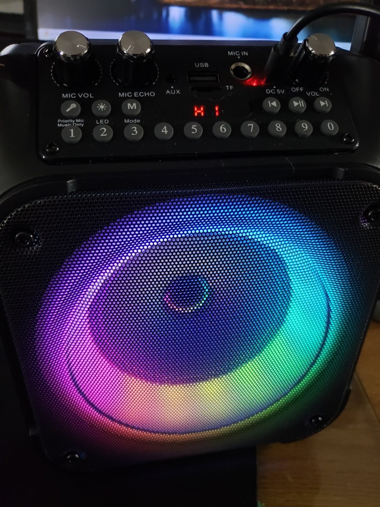 K9-M Karaoke Machine with two wireless microphones, new