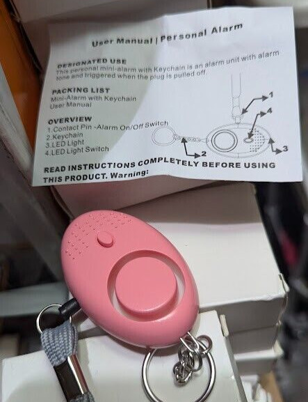 Personal Alarm Key Chain