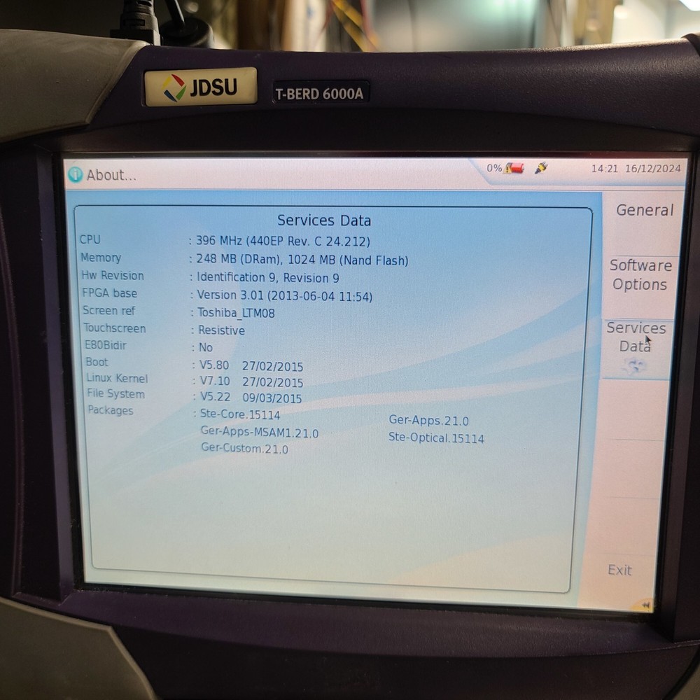 JDSU T-BERD 6000A W/ Bert MSAM1