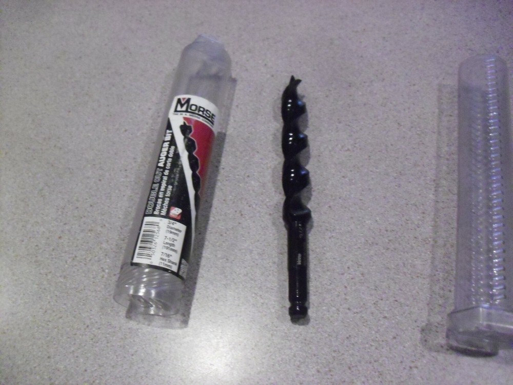 M K Morse 3/4" x 7-1/2" Double Cut Auger Bit