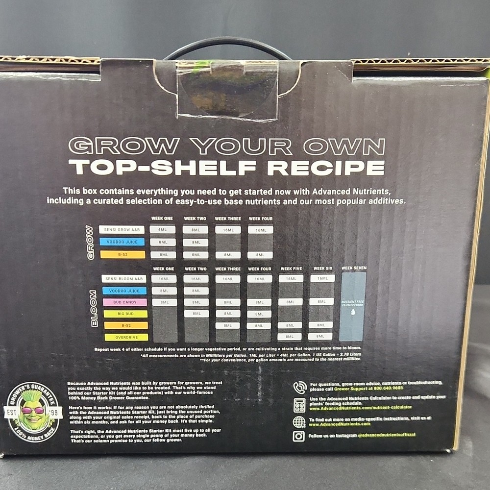 Advanced Nutrients Starter Kit Additives & Supplements Liquid All Purpose