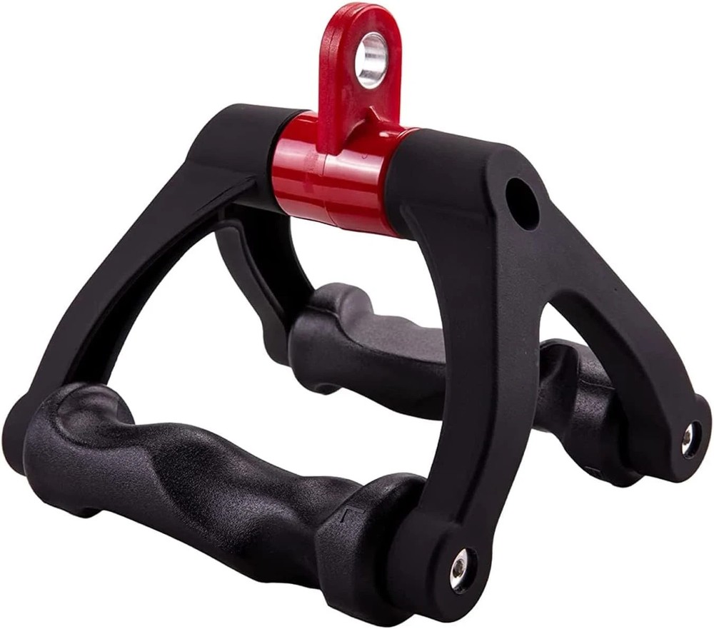 Double D Handle Cable Attachment - Triangle V Bar Grip for LAT Pulldown