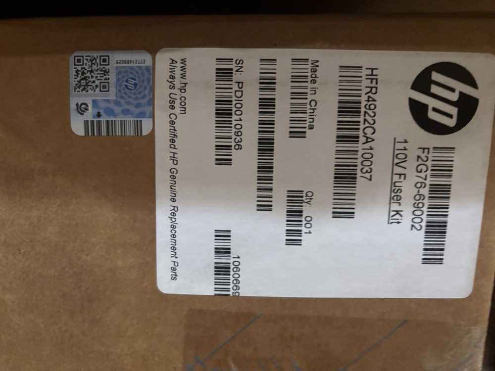 F2G76-69002 OEM HP Fuser Maintenance Kit