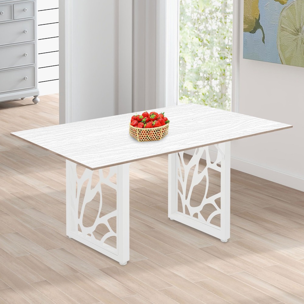 Table Legs 2PCS Desk Legs Metal Dining Rectangular Table Base for Bedrooms