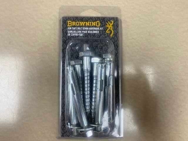 Browning Gun Safe Bolt Anchor Hardware Kit NIB