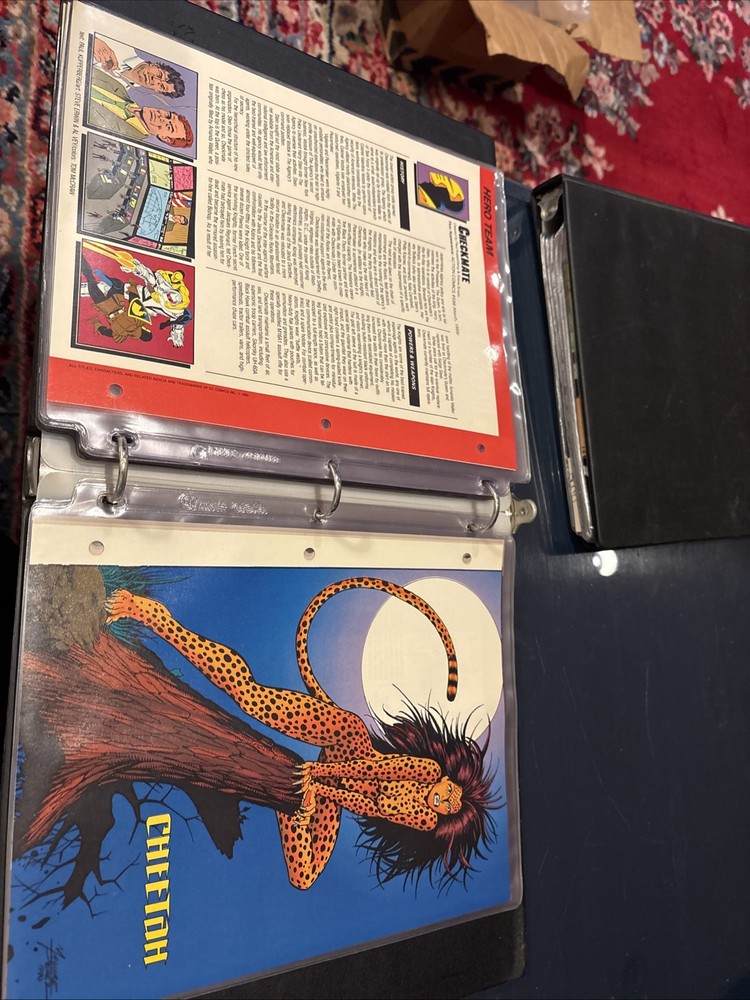Comic Book Bio Binder