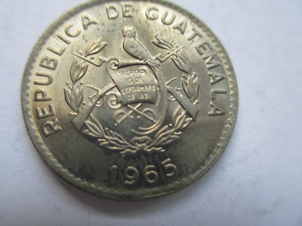 guatemala coins 10 centavos bu