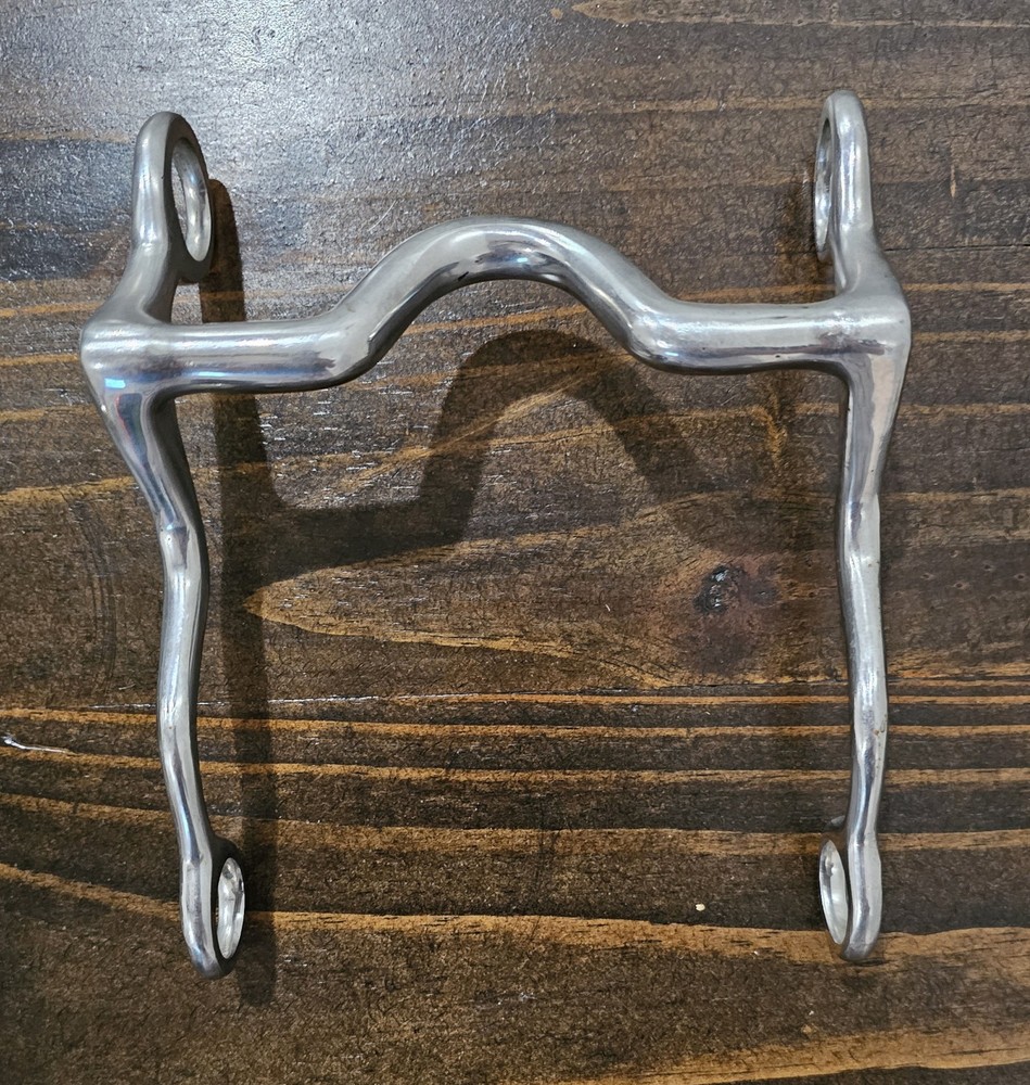 Solid Mouth Ported Horse Bit