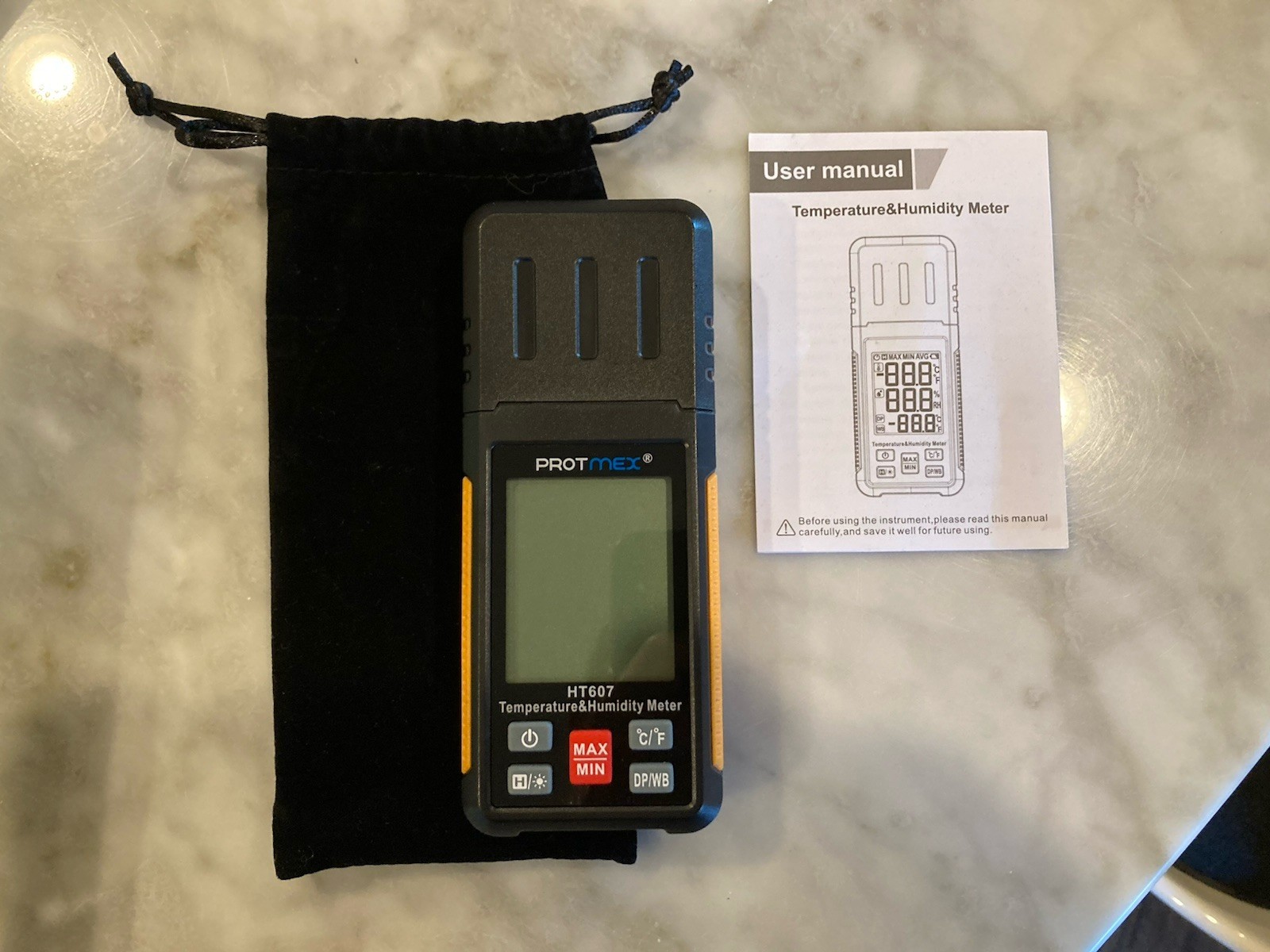 PROTMEX HT607 Temperature Humidity Meter High Precision Digital Hygrometer