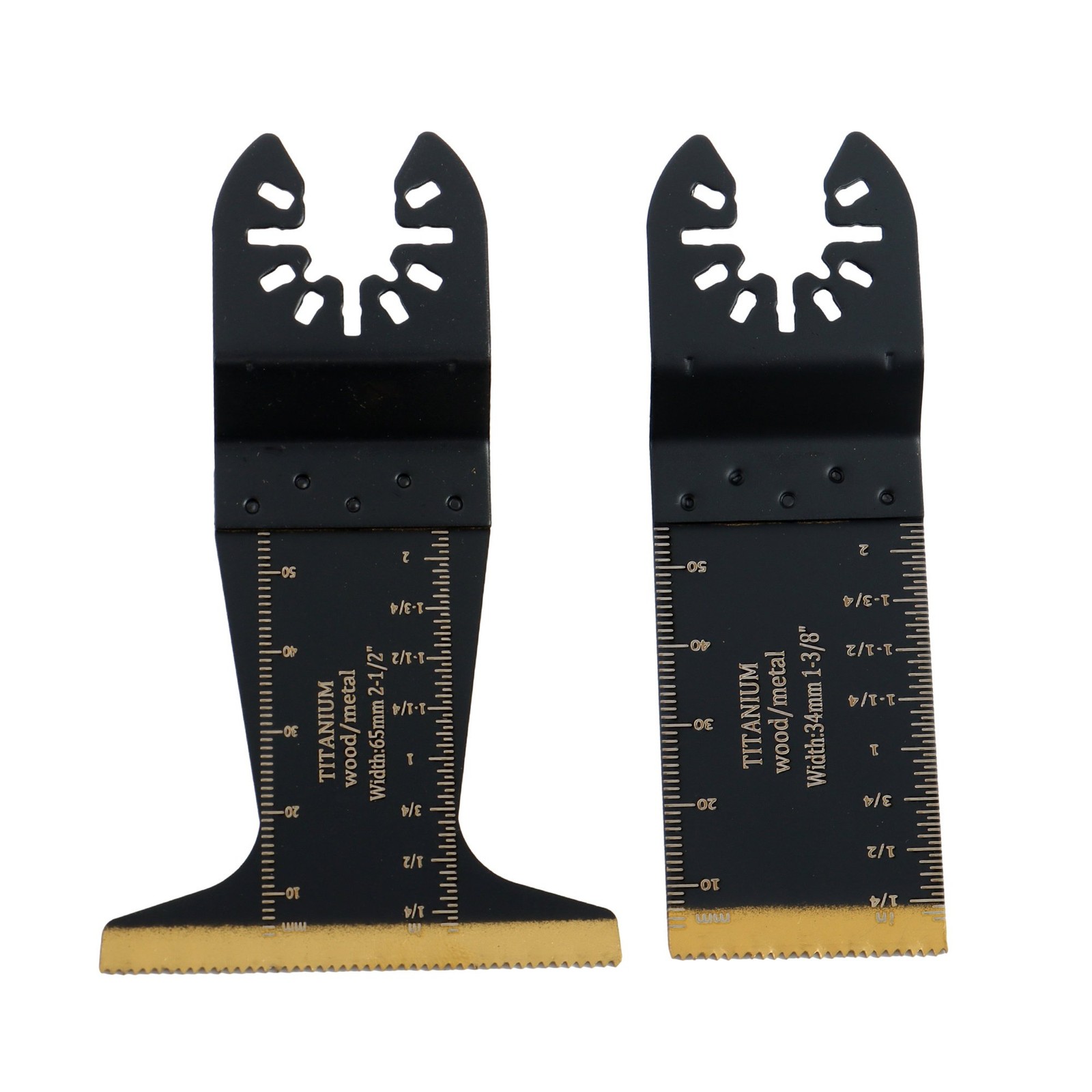 20 PCS Titanium Oscillating Tool Blades Metal Cutting Universal Multitool Blades