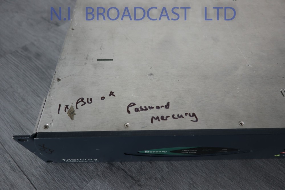 Trilogy Mercury 24 channel digital intercom talkback mainframe.