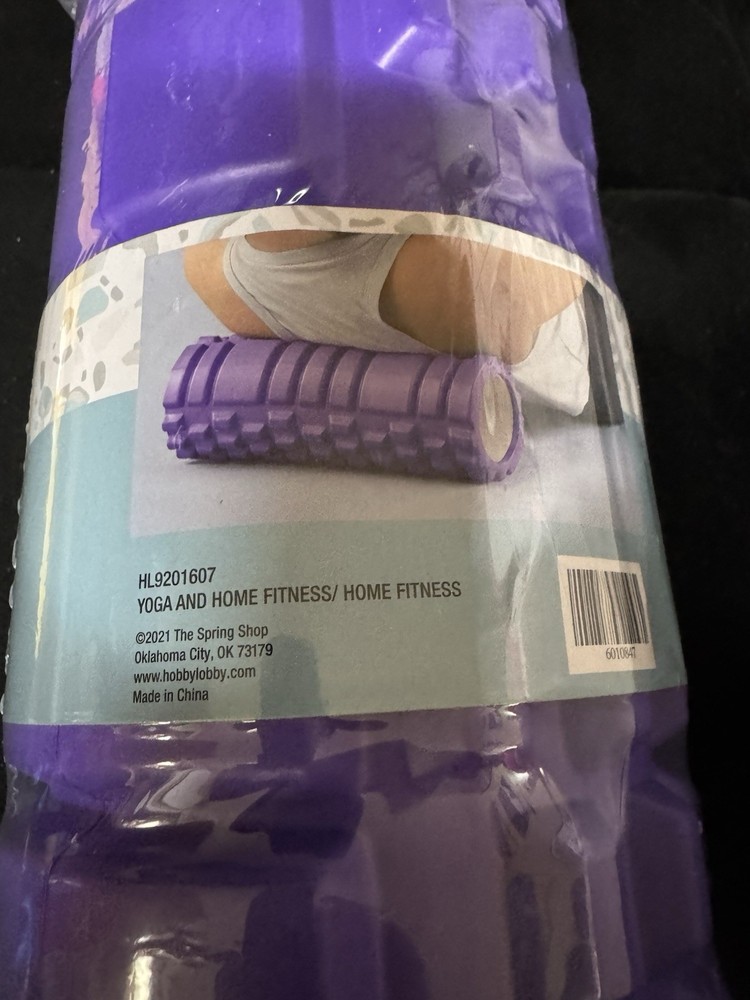 Rumble Roller Basic Bumpy Foam Roller, Strong Core Foam Roller Purple New