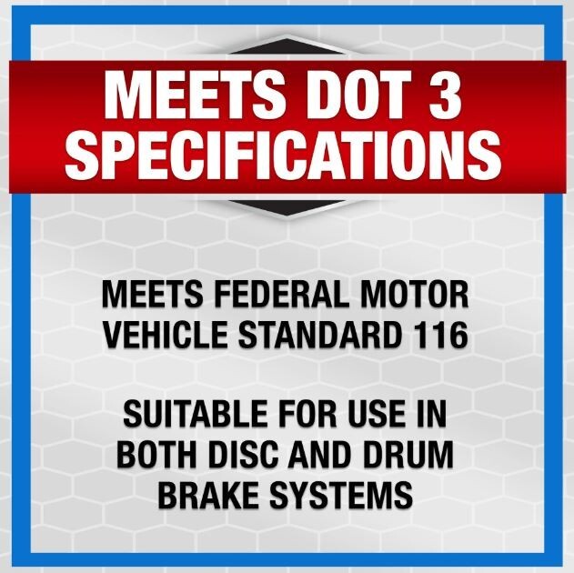 Super Tech DOT 3 Brake Fluid, 32 Oz, Free Shipping